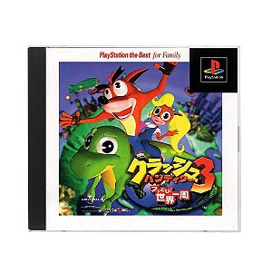 Jogo Crash Bandicoot 3: Warped - PS1 (Japonês)