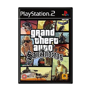 Jogo Grand Theft Auto: San Andreas - PS2 (Europeu)