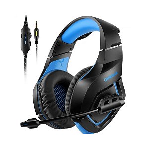 Headset Gamer Onikuma K1-B com fio - Multiplataforma