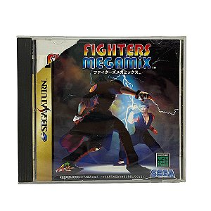 Jogo Fighters Megamix - Sega Saturn (Japonês)