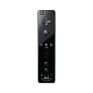 Controle Wii Remote Plus Preto Paralelo - Wii