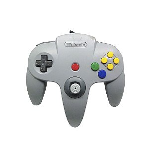 Controle Nintendo 64 Cinza - Nintendo