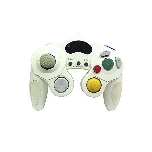 Controle GameCube Branco Paralelo com fio - Nintendo