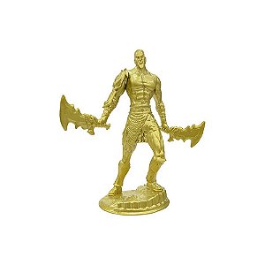 Boneco Kratos Dourado GOD OF WAR (Lâminas do Caos) - Top Cau