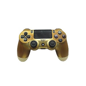 Controle Sony Dualshock 4 Dourado - PS4