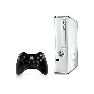 Console Xbox 360 Slim 500GB Branco - Microsoft