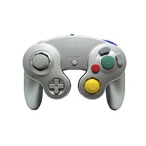 Controle GameCube Prata com fio - Nintendo