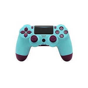 Controle Sony Dualshock 4 Berry Blue sem fio - PS4