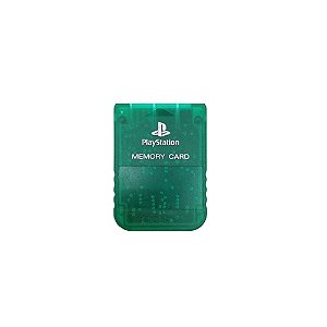 Memory Card Sony Verde Transparente - PS1