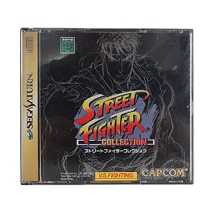 Jogo Street Fighter Collection - Sega Saturn (Japonês)