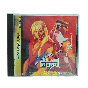 Jogo Street Fighter Zero - Sega Saturn (Japonês)