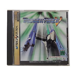 Jogo Thunder Force V - Sega Saturn (Japonês)