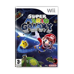 Jogo Super Mario Galaxy - Wii (Europeu)