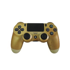 Controle Sony Dualshock 4 Dourado - PS4