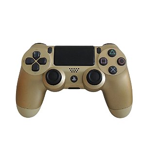 Controle Sony Dualshock 4 Dourado - PS4