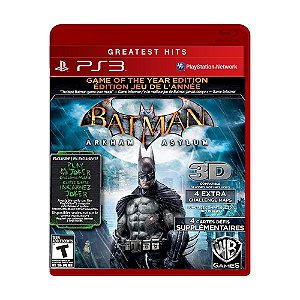 Jogo Batman: Arkham Asylum - PS3