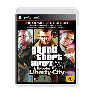 Jogo Grand Theft Auto IV & Episodes From Liberty City: The Complete Edition (GTA 4) - PS3