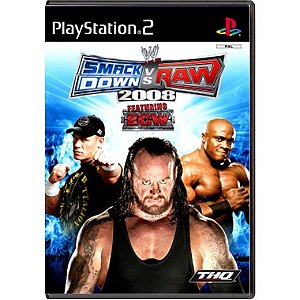 Jogo WWE Smackdown Vs Raw 2008 - PS2