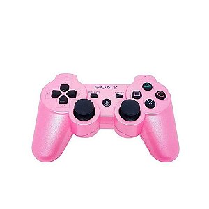 Controle Sony Dualshock 3 Rosa Sem Fio - PS3