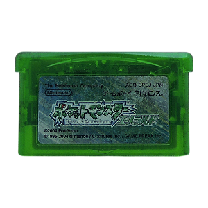 Jogo Pokémon Emerald Version - GBA (Japonês)