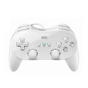 Controle Nintendo Classic Pro Branco com fio - Wii