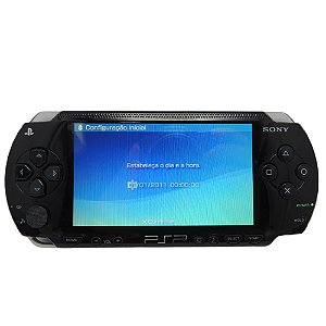 Console PSP PlayStation Portátil 1001 - Sony (DESBLOQUEADO - DESCRIÇÃO)