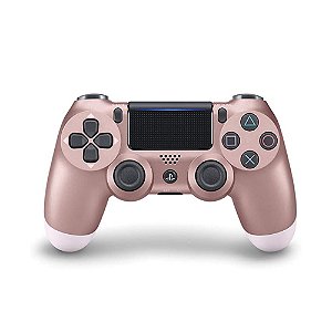 Controle Sony Dualshock 4 Rose Gold sem fio - PS4