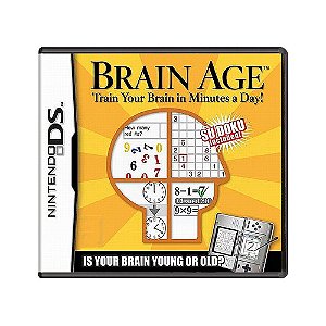 Jogo Brain Age: Train Your Brain in Minutes a Day! - DS