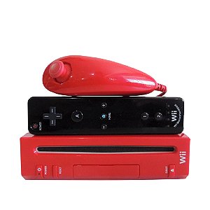 Console Nintendo Wii Vermelho - Nintendo