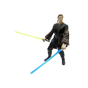 Action Figure Anakin Skywalker (Lightsaber Slashing Action - Star Wars: Attack of the Clones) - Hasbro