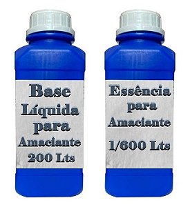 Base para Amaciante de Roupas 200 Lts  Super Fragrâncias Perf.Total