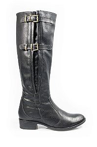 Bota Vegano Shoes Natasha Preta (com regulagem)