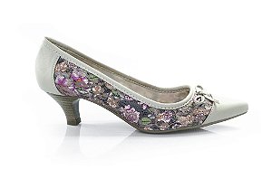 Sapato Scarpin Clarkia Floral