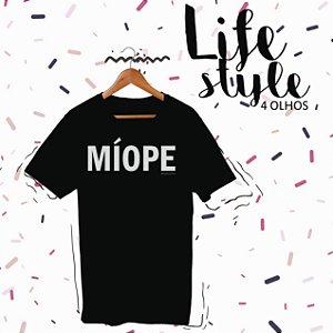 MÍOPE| T-shirt preta