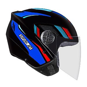 Capacete EBF Spark Jet Sting Azul 58