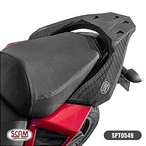 Suporte de Baú Superior Yamaha Fazer 250 >2018 Fiber Force SCAM