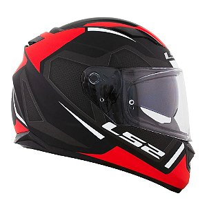 Capacete LS2 Stream Edge Vermelho 60