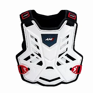 Colete Control AMX Branco e Vermelho