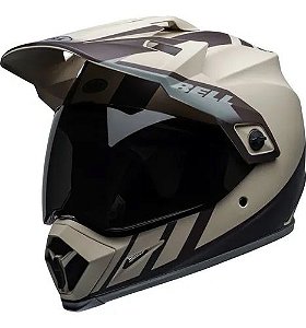 Capacete Bell MX9 Adventure MIPS Dash Sand Brown Grey