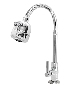 Torneira Cozinha Bancada Gourmet Ducha Cromado C-72