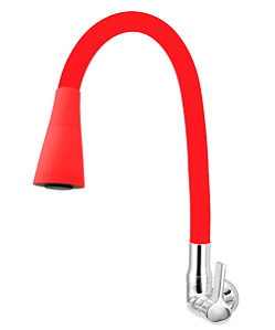 Torneira Cozinha Parede Color Gourmet 2168 Red  C-65