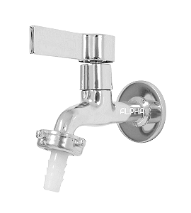 Torneira Para Jardim Tanque Metal Alavanca Cromada 1128 C-65