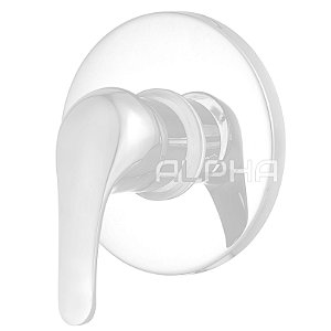 Misturador Monocomando Chuveiro Banheira Metal Completo 1/2"