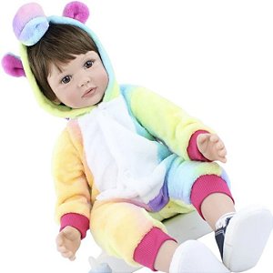 Roupa Unicórnio para Bonecas Bebê Reborn Tamanho G