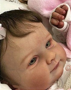 Bebê reborn Mary super realista - Ateliê da Gil Bebês Reborns