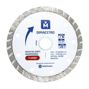 Disco de Corte Diamantado Turbo - Dimaestro