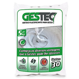 Aditivo Plastificante Gesso 5kg Gestec