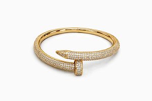 Bracelete Prego Cravejado