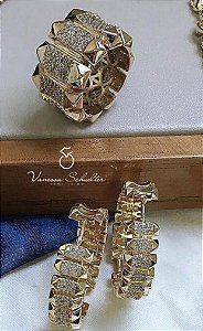 Conjunto Luxo Cravejado