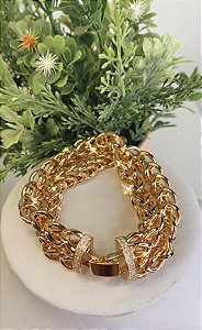 Pulseira Fecho Cravejada